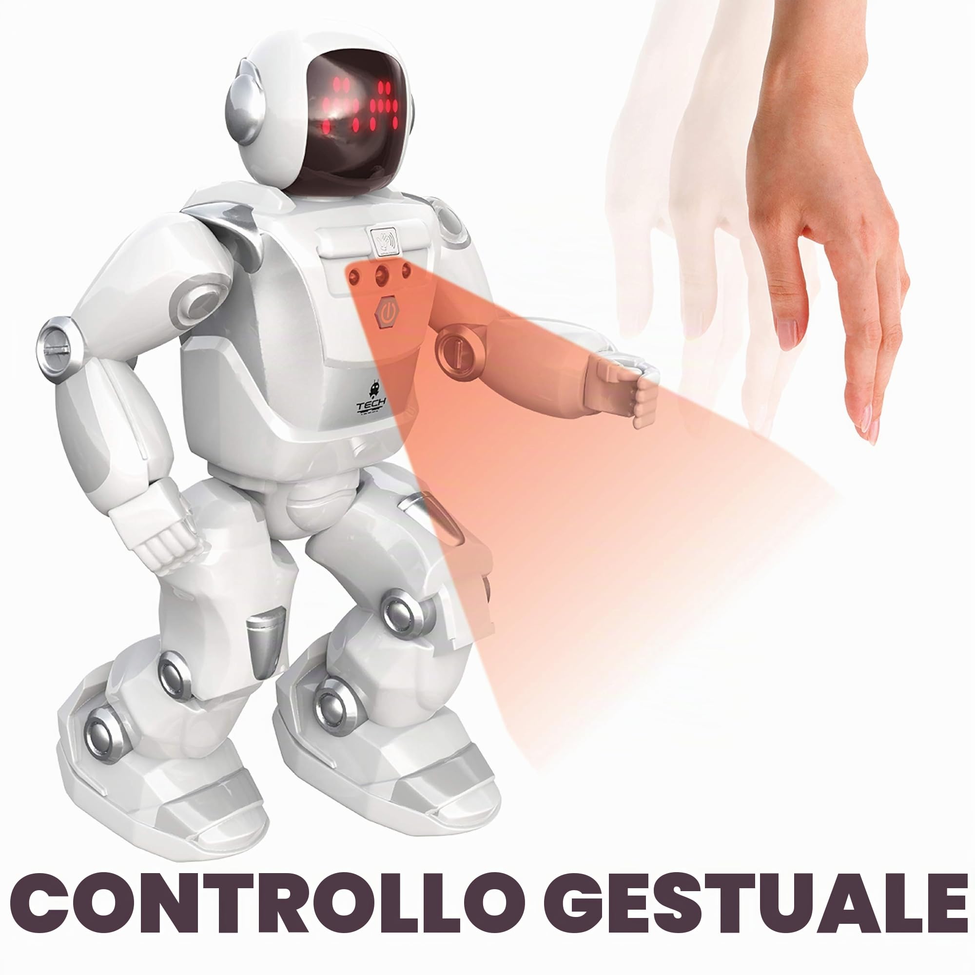 SilverLit 88071 Programme-A-Bot X - Robot giocattolo, colore bianco