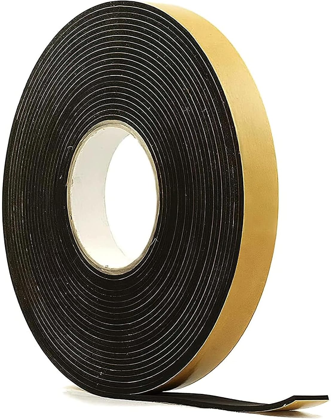 High Density Foam Insulation Tape, Black, 1mm*2cm*10m, Weatherproof, Sound Insulation, DIY, Sports Equipment