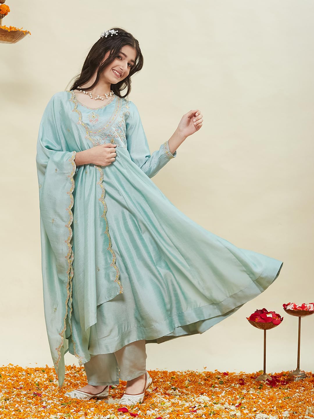 Festive Anarkali Suits for Girls