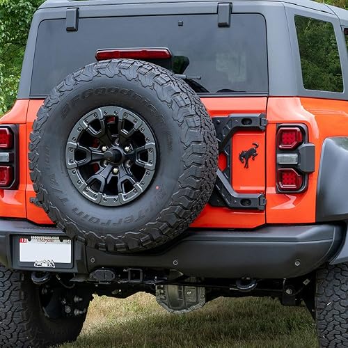 Miniatura 8 de IAG X-Brace - Refuerzo de bisagra para puerta trasera para Ford Bronco Raptor 2022-2024+