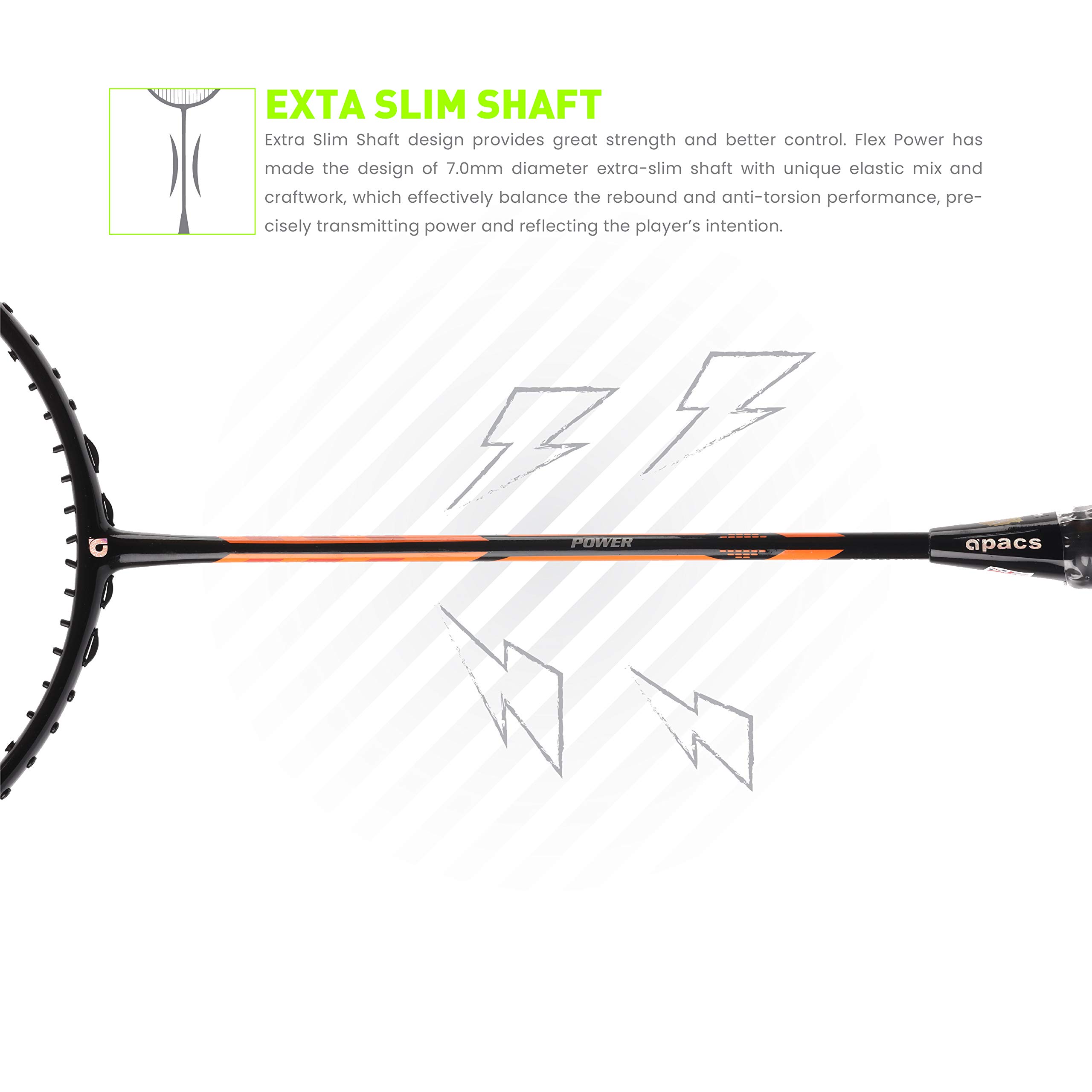 ラケット Apacs Highconz 700 4UG6 APACS Highconz 700 Badminton Racket Racquet 4U 5U G2 1pc Unstrung