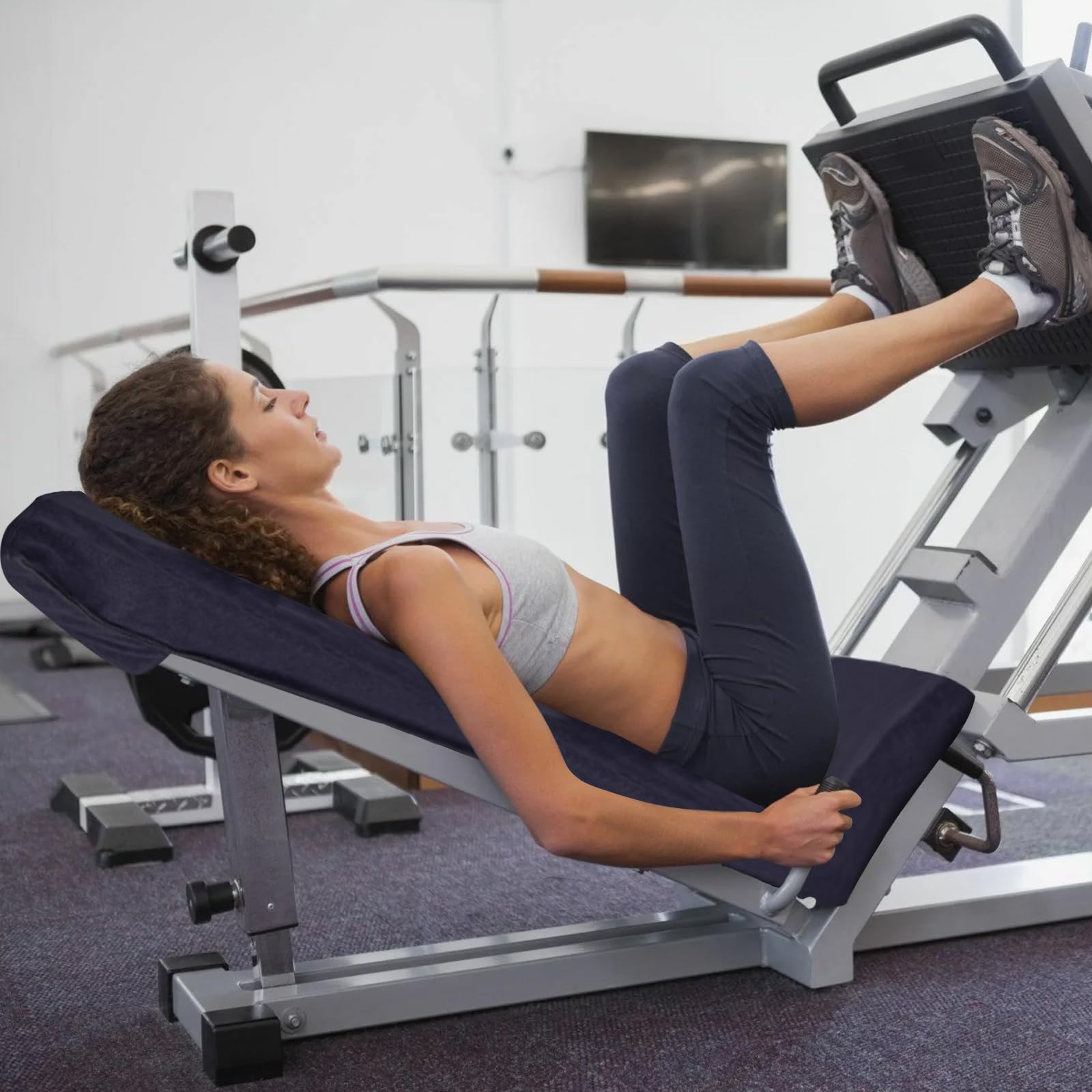 Ręcznik do fitnessu, 120 x 50 cm, z kieszenią na zamek błyskawiczny, ręcznik sportowy, do studia fitness, chłonny ręcznik sportowy, z mikrofibry, do uprawiania sportu, na siłownię, trening na