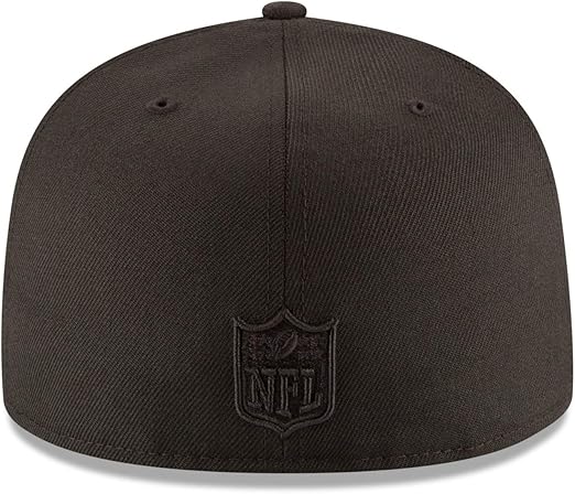Amazon | New Era NFL メンズ ブラックオンブラック 59 Fiftyフィット