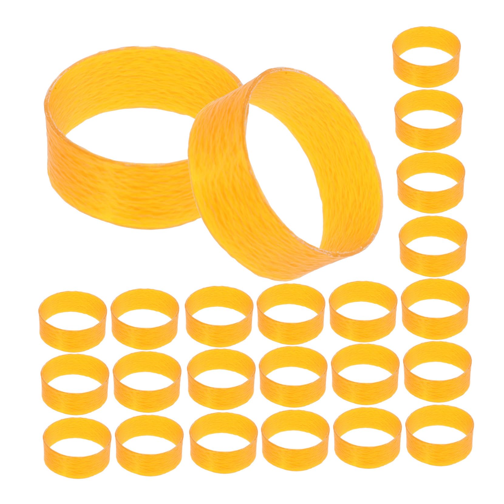 OSALADI 3 Set Elastico ispessato dovere bande di resistenza in movimento bande elastiche potere elastici larghi resistenti elastici di sopravvivenza gomma da cancellare Giallo