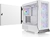 Thermaltake Ceres 500 White Mid Tower ATX Computer Case with Tempered Glass Side Panel; 4 Preinstalled PWM ARGB Fans; Rotational PCIe Slots,.