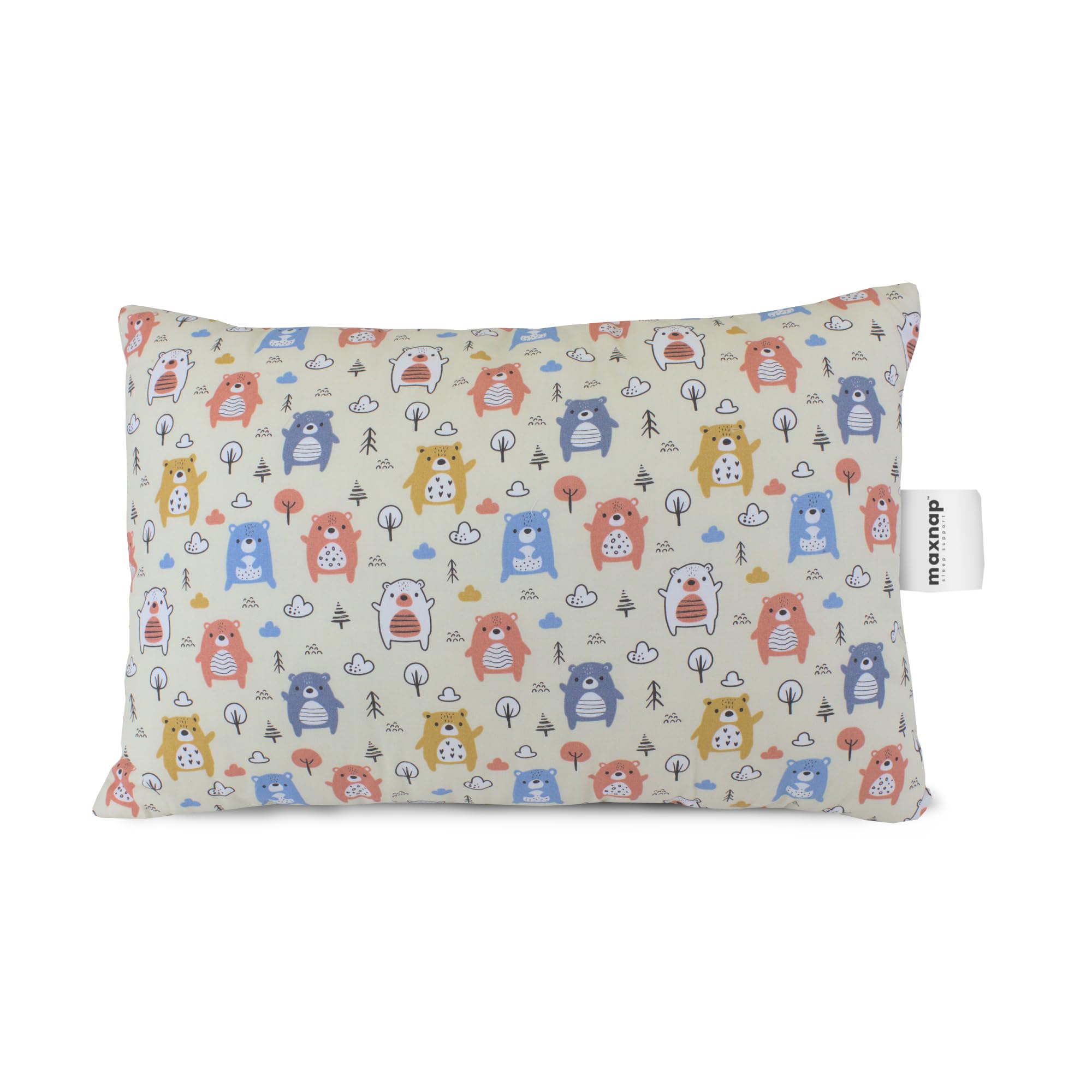 MAXNAP Kids Comfort Pillow 12x18 inches (30 x 46 cm), Lightbeige Colour
