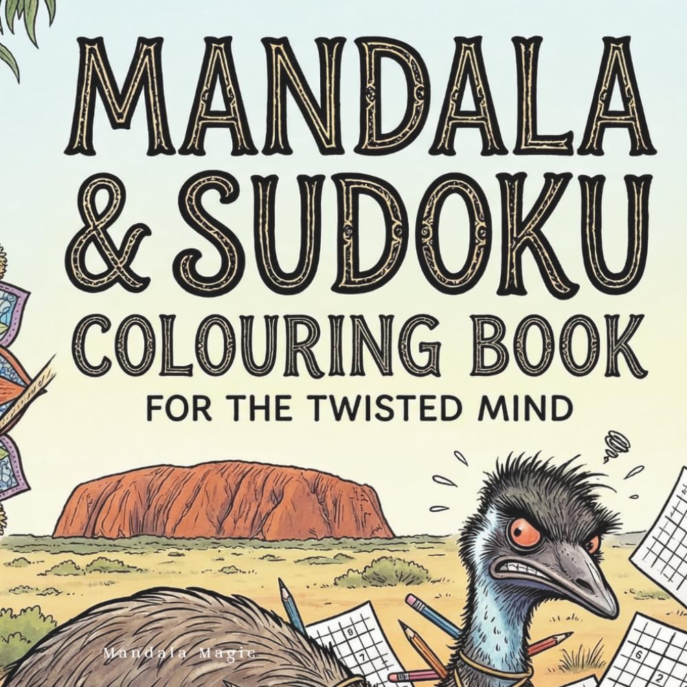 Mindful Mandalas & Sudoku: The Ultimate Puzzle Retreat: Intricate Patterns to Colour, Brain-Teasing Sudokus & Uplifting Quotes for Daily Inspiration