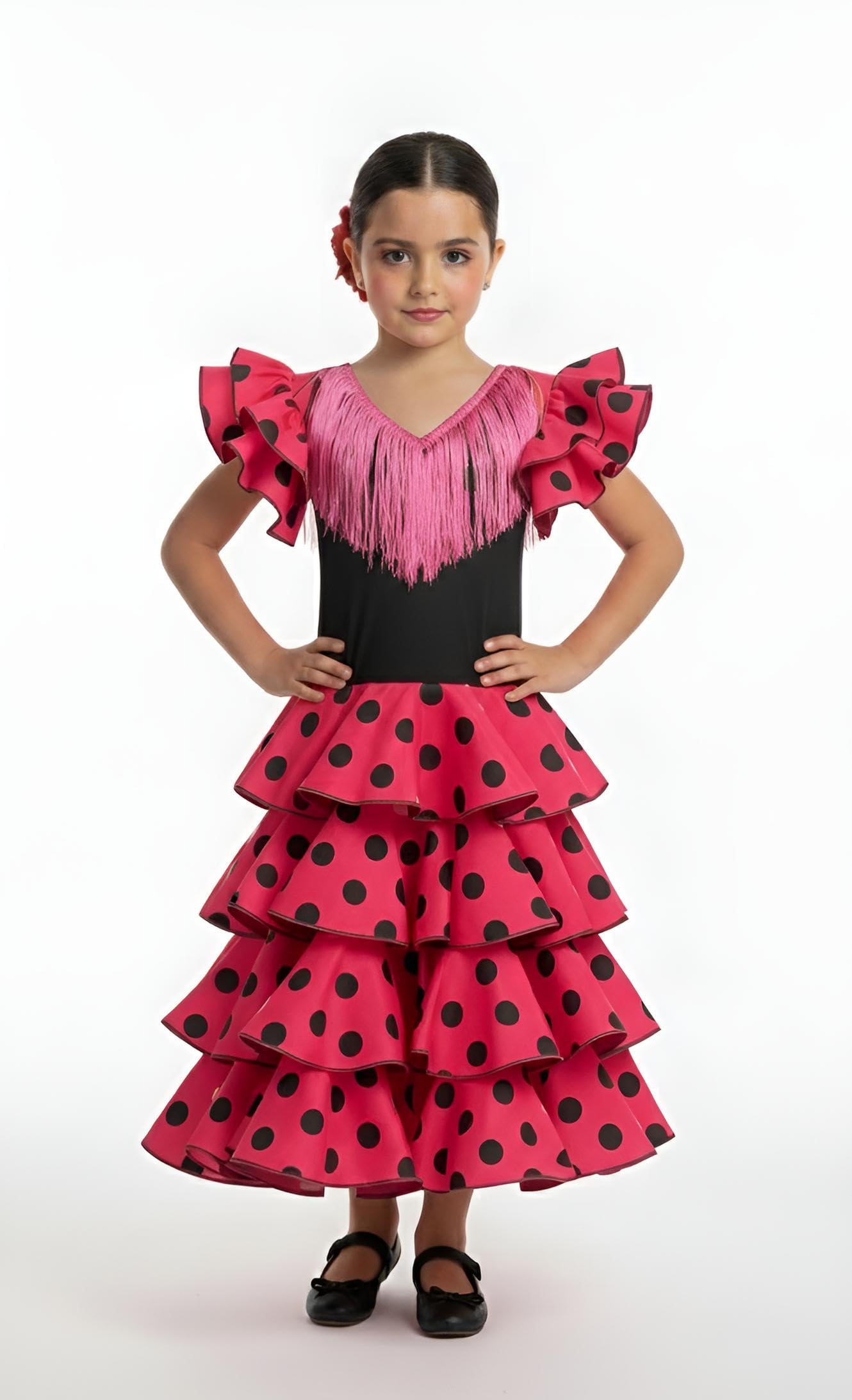 Vestido de niña para danza flamenco o sevillanas