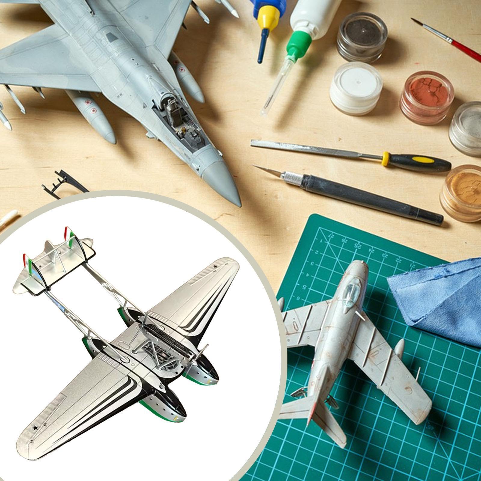 Modello di Aereo Pressofuso in 1/144, Realistico, Commemorativo, per La Decorazione della Casa