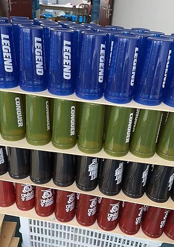 Miniatura 4 de Botella agitadora para batidos de proteínas  Pre entrenamiento  Licuadora de plástico  Botella de fitness  Batido de proteínas (rojo)