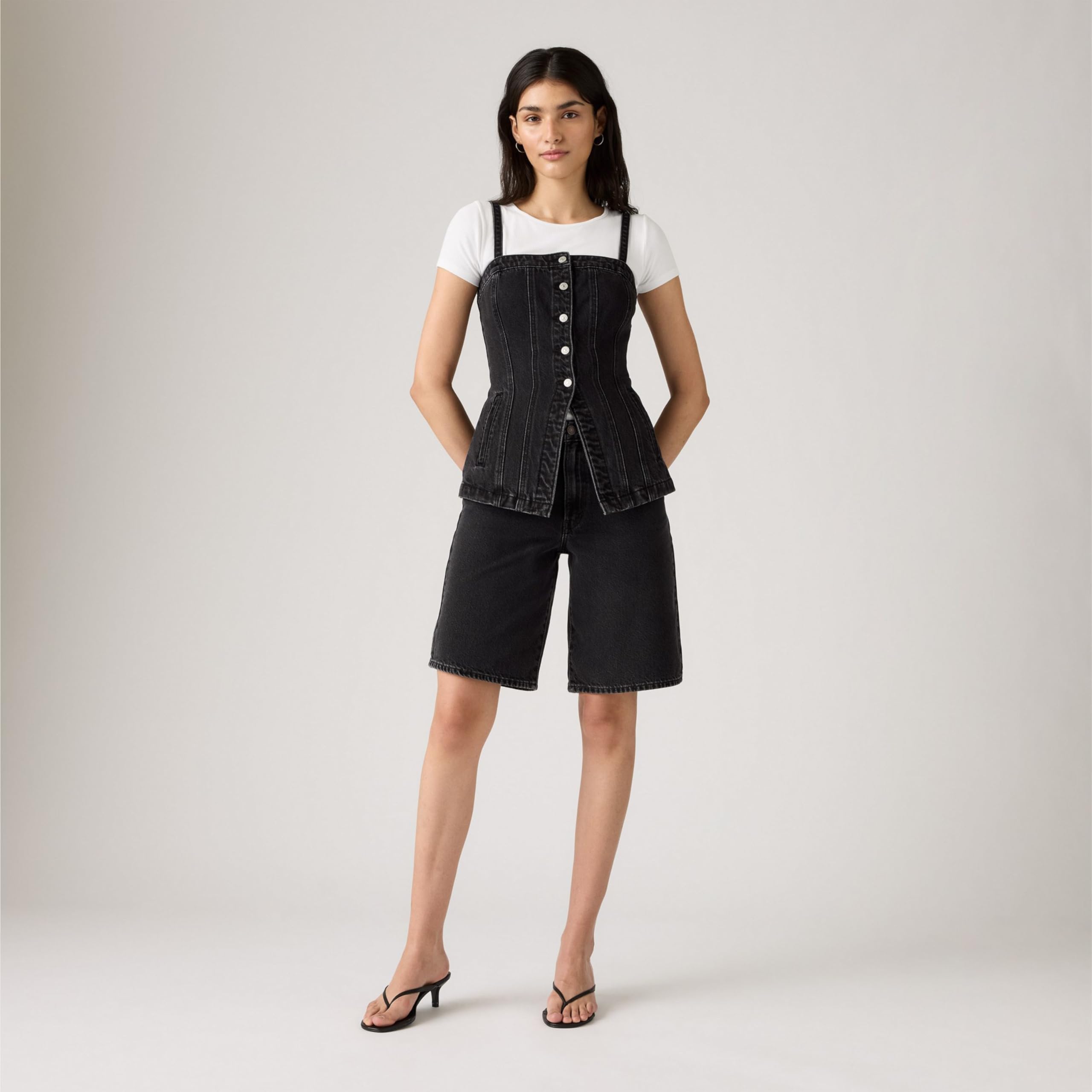 Levi's Baggy Dad Jort - Shorts - Short en Denim - Femme