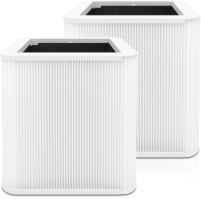 211+ Replacement Filters For Blue air Blue Pure 211+ Air Purifier | 2 Pack 211+ HEPA and Activated Carbon Filter, 2-Stage Particle Filtration System H13 Filters
