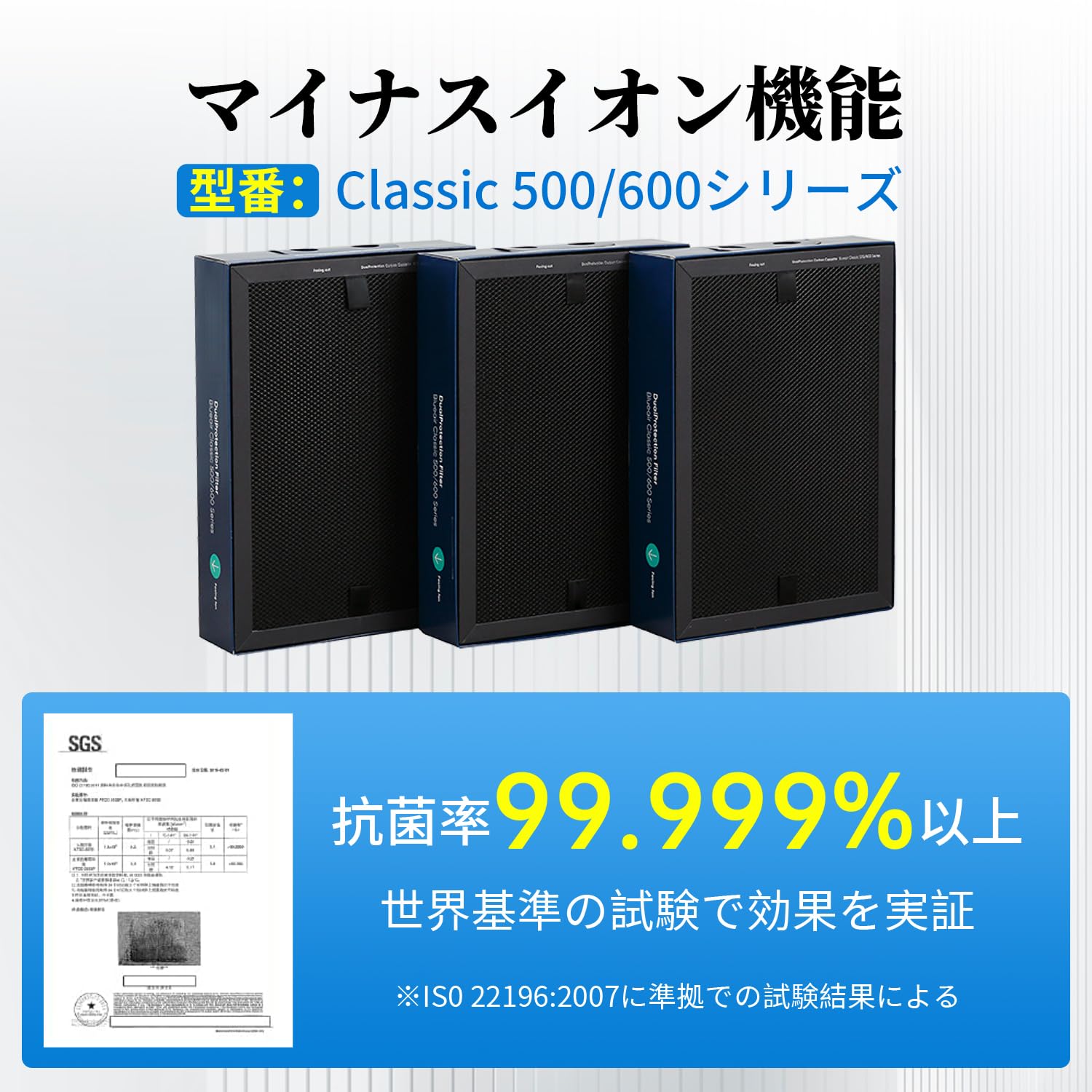 Amazon.co.jp: 空気清浄機 Classic 600/500シリーズ交換用