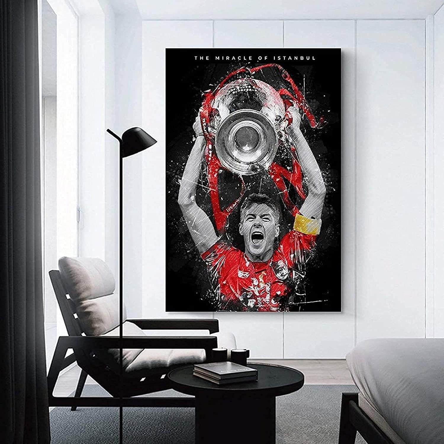 Poster Steven Gerrard 50x70cm pour mur vide bureau