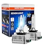 SOCAL-LED LIGHTING D3S 35W Xenon HID Headlight Bulbs - 60000K Crystal White - 66340 42403 42302 OEM High Low Beam Direct Replacement - Pack of 2