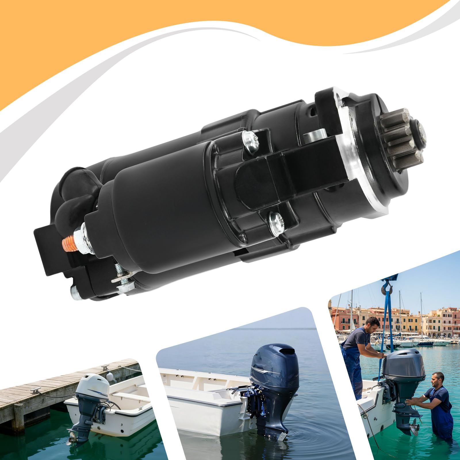 12 V, 1 kw, avviamento rapido fuoribordo 6bg-81800-00, avviamento per Yamaha a 4 tempi, 20-40 Ps, semplice avviamento per motori fuoribordo dei tipi F20/Ft25/F25/F30/F40