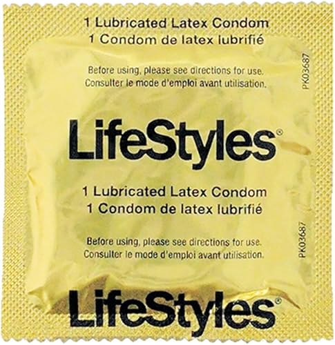 Lifestyles KYNG - Preservativos de látex grandes lubricados de alta calidad a granel preservativos más grandes que los estándar, con lubricación