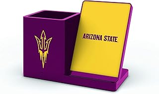 SOAR NCAA Wireless Charger and Desktop Organizer, Arizona State Sun Devils