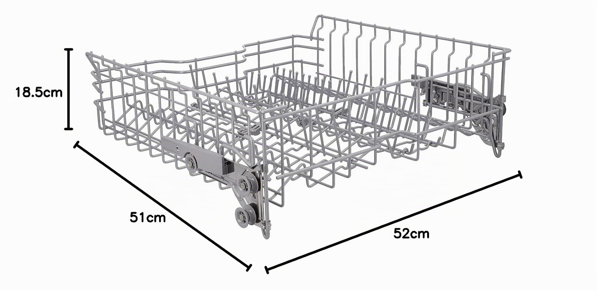 LUTH Premium Profi Parts Geschirrkorb oben kompatibel mit Siemens 00778366 für Geschirrspüler