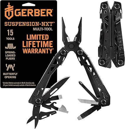 Gear Suspension NXT EDC Multitool 15 in 1 Pocket Knife Needle Nose Pliers and.