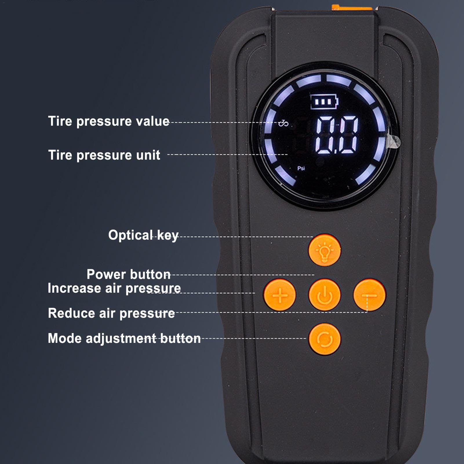 Paquete de energía de arranque | Arrancador portátil para coche | Arrancador de vehículo | Bomba inflable con pantalla LED, arrancador de coche y motocicleta, cargador portátil de 12 V para