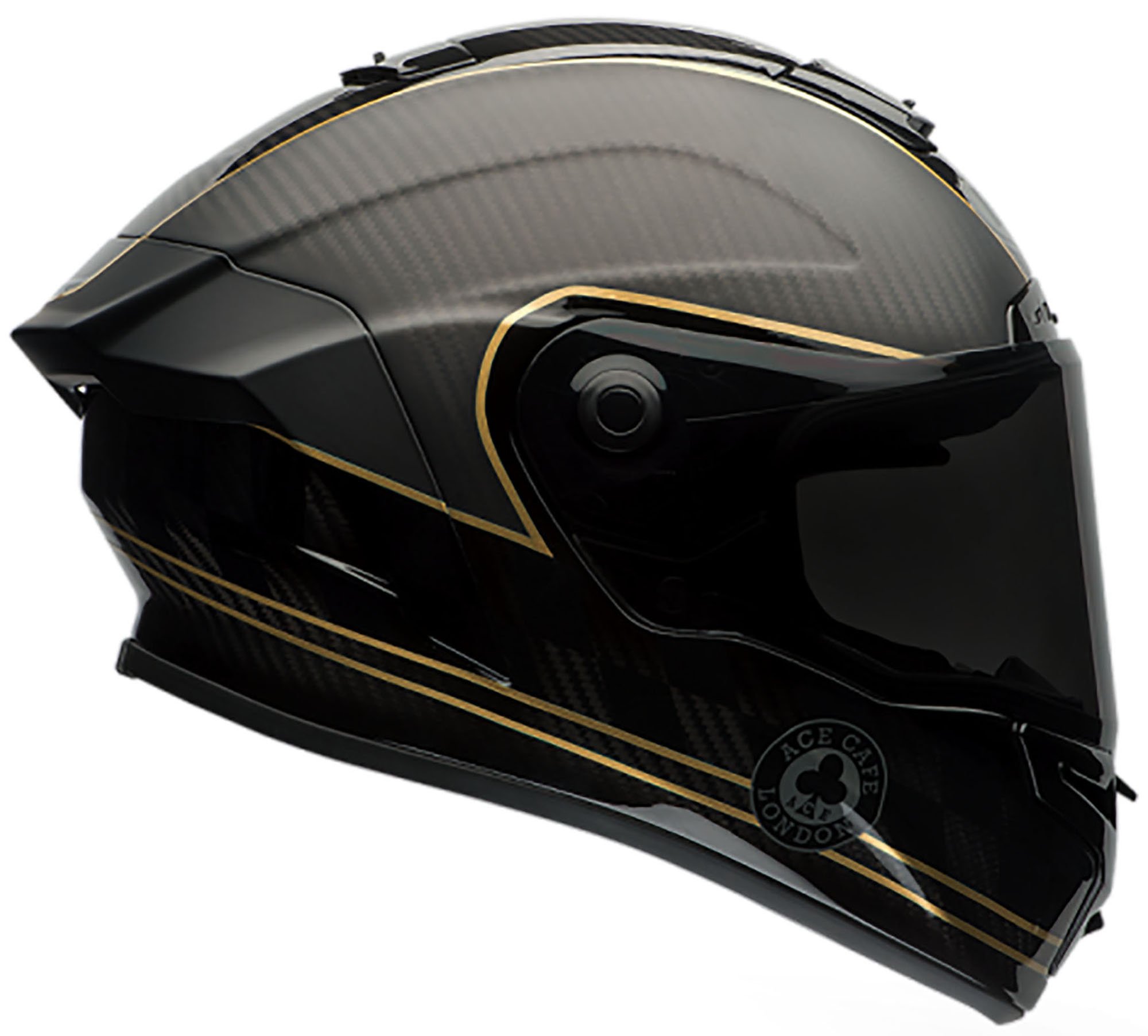 Bell Race Star Full-Face Helmet Ace Cafe Gloss/Matte Black/Gold Speed Check 2X-Large