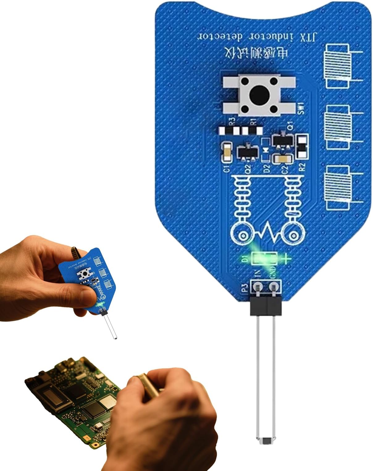 Inductor Coil Detector - Mobile Phone Circuit Board Detection Device | Electronics Coil Trouble Tester Tool,for Men Women Adults Hobbyists Technician Professionals