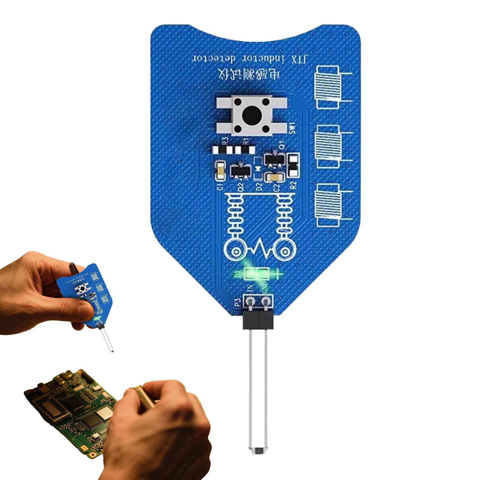 Inductor Coil Detector - Mobile Phone Circuit Board Detection Device | Electronics Coil Trouble Tester Tool,for Men Women Adults Hobbyists Technician Professionals