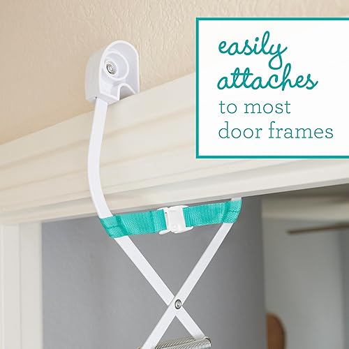 Miniatura 7 de Infantino 2 en 1 con música y luces para puerta, atractivo puente de actividad con sonidos activados por movimiento para bebés, zorro