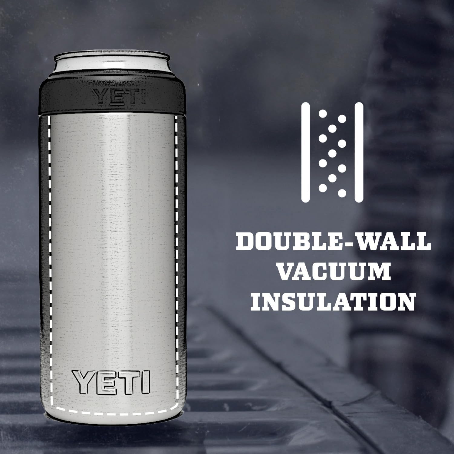 YETI Rambler 12 oz. Colster Slim Can Insulator for the Slim Hard Seltzer Cans, Royal Blue