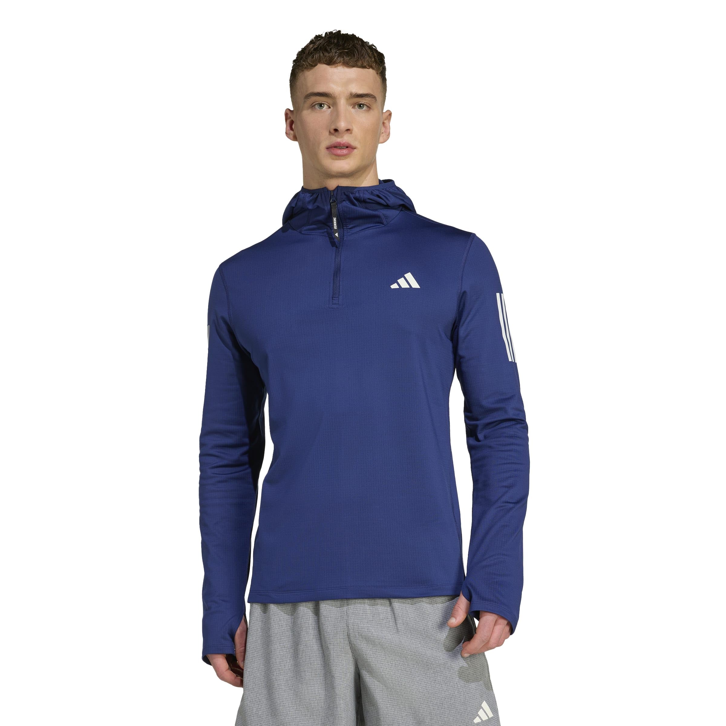adidas Men's Sudadera de Invierno con Capucha y Cremallera hasta el Pecho Own The Run