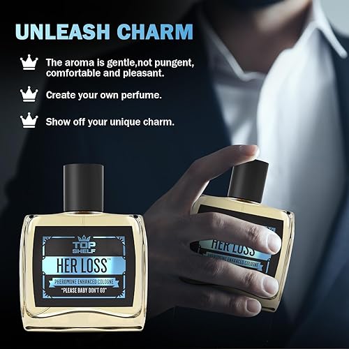 Miniatura 6 de Top Shelf Her Loss Colonia para hombres (1.7 onzas líquidas) Perfume Herloss de larga duración para Hombre, aroma natural a hierbas - Despierta el