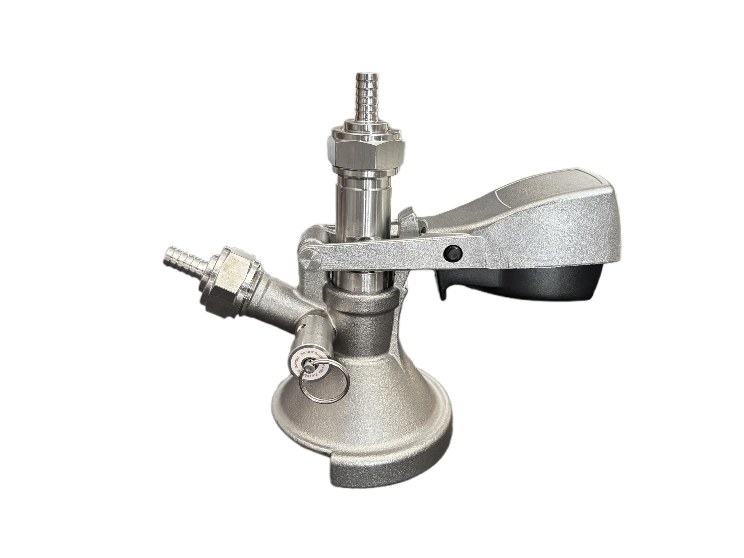 Semfeil Brew All 304 Stainless Steel A type Keg Coupler Beer Barrel German Slider A System Keg Coupler Beer Kegerator Parts Beer Keg Tap for German A system Keg Coupler Dispenser