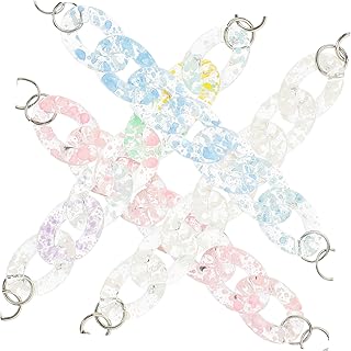 CAXUSD 4 Unidades De Decorações Penduradas Corrente De Acrílico Colorido Capa De Telefone Corrente De Telefone Alça De Suspensão Alça De Corrente De Telefone Acrílico Corrente De