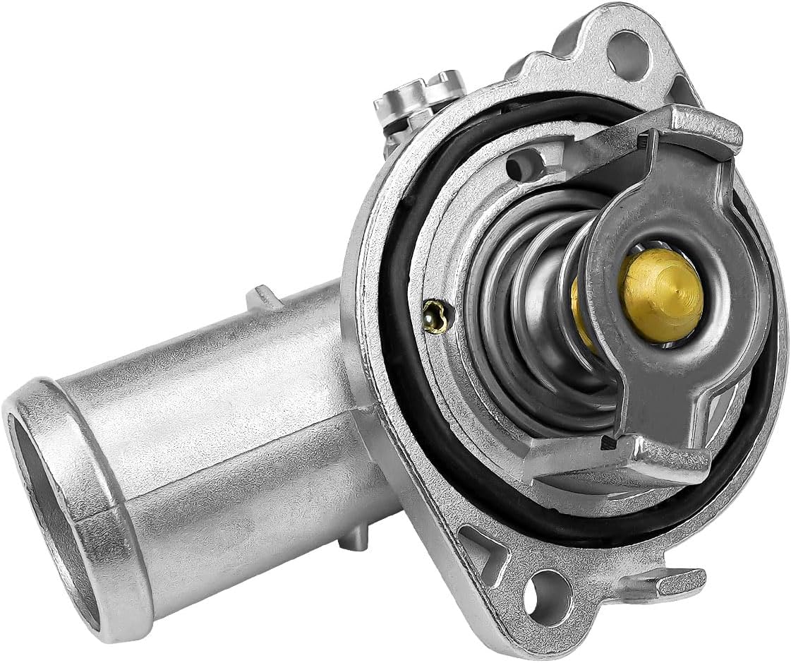 QAGGUM Aluminum Engine Coolant Thermostat Housing