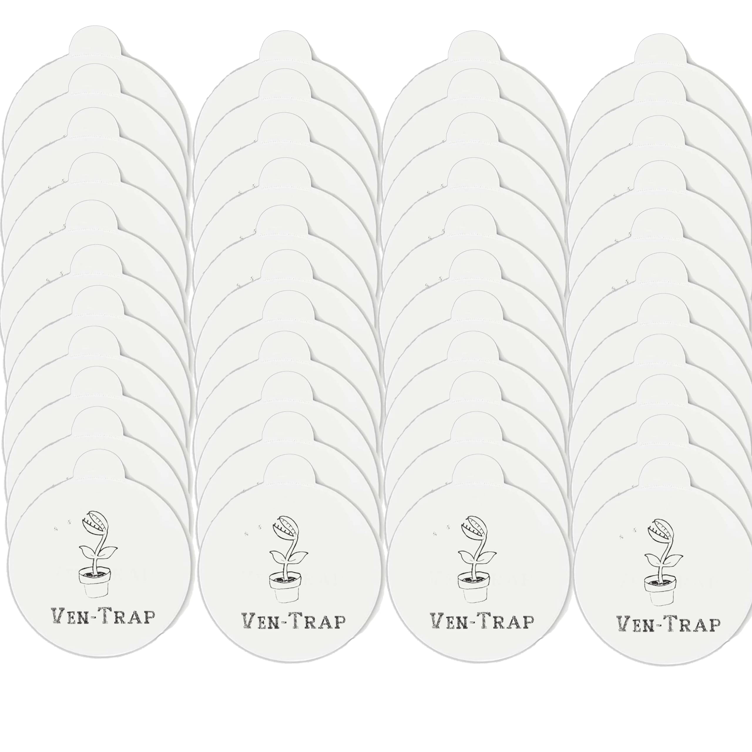 48 PCS - Sticky Glue Board Refill for Indoor Fly Trap for Mosquito Lamp - Fits Katchy, Douhue, Huntingood, Runadi and Other Models