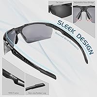 Vista 4 de SCVCN Gafas de sol deportivas fotocromáticas para ciclismo, gafas transparentes para hombres y mujeres, protección UV400, MTB BMX, pesca, correr, S86