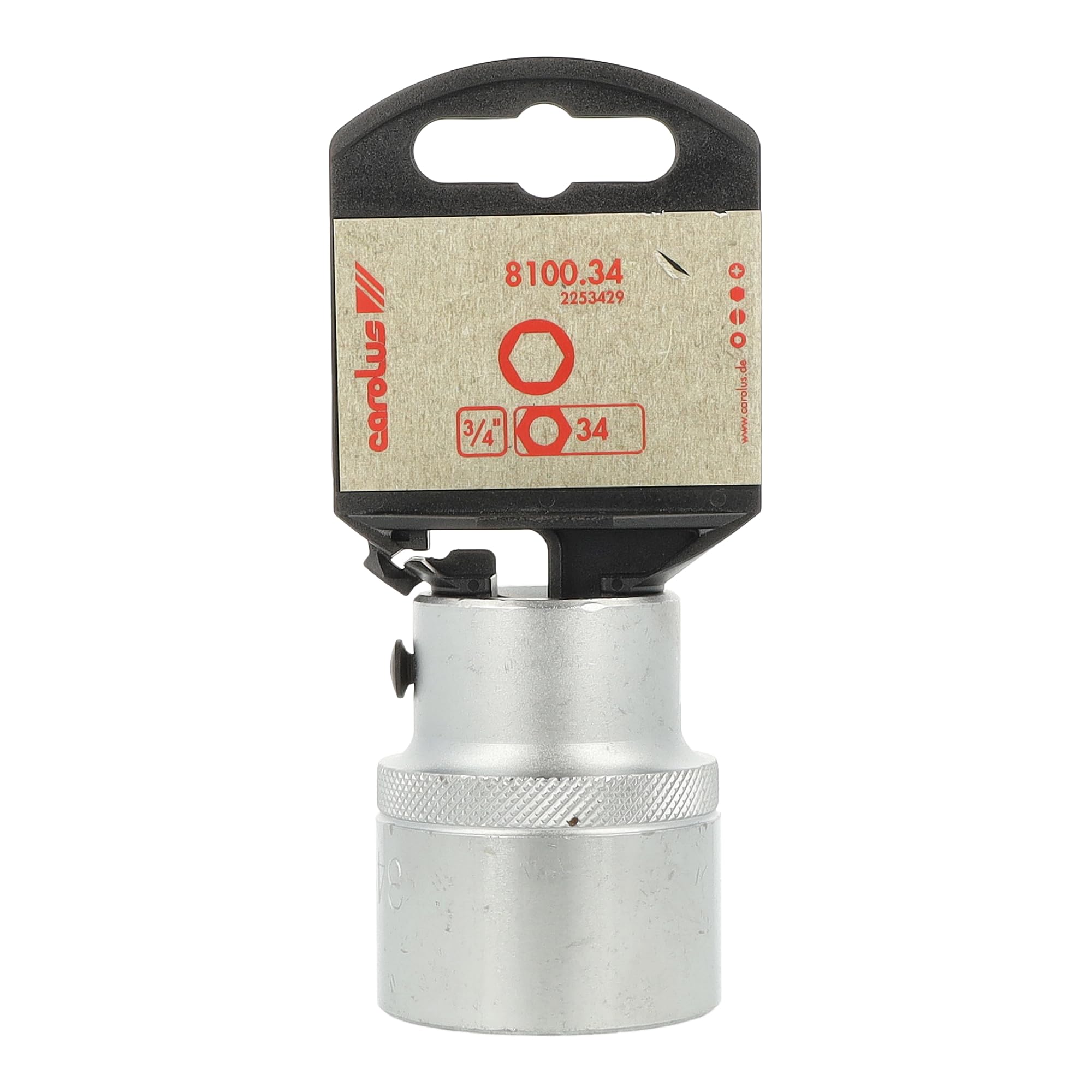 Carolus 5180.160 Hex Socket 3/4-inch, 34 mm, 8100.34
