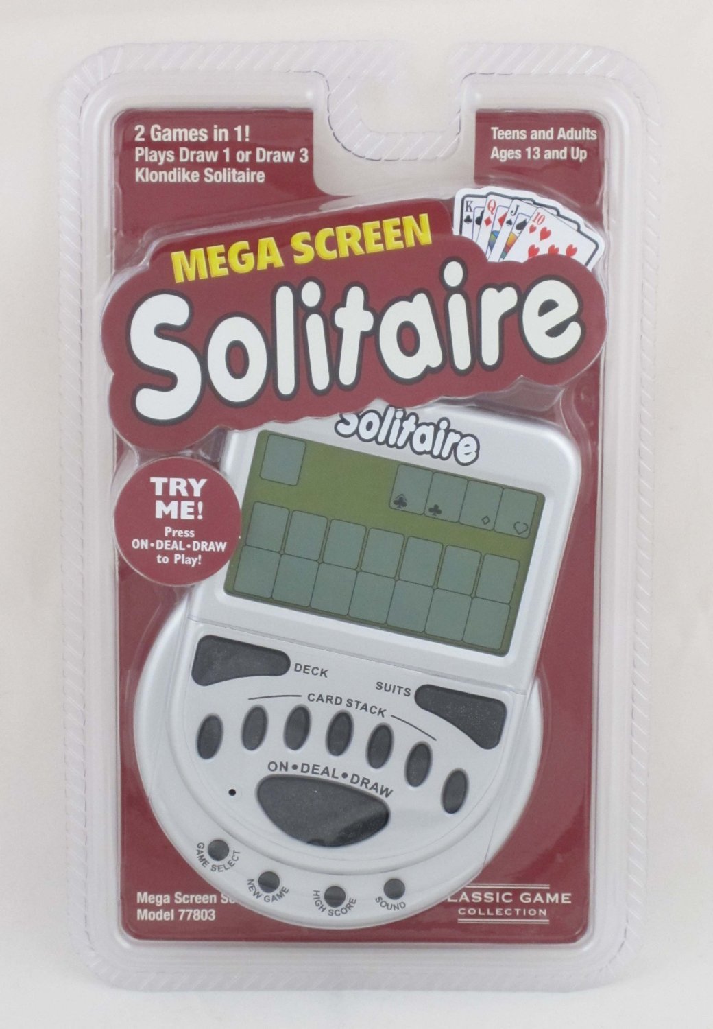 MegaScreen Solitaire Handheld Game, Handheld Games - Amazon Canada