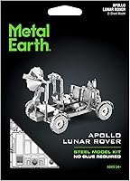 Vista 5 de Fascinations Metal Earth Apollo Lunar Rover 3D Kit de modelo de metal