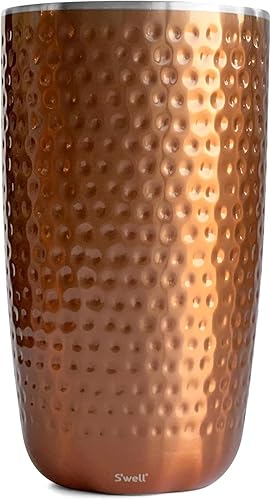 S'well Enfriador de vino de acero inoxidable de 25.4fl oz sumergido metálico de triple capa aislado al vacío diseñado para mantener las botellas más