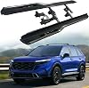 Running Boards Fit for 2023 2024 2025 Honda CRV CR-V Black Textured Aluminum 5 Inches Side Steps Nerf Bars wBrackets