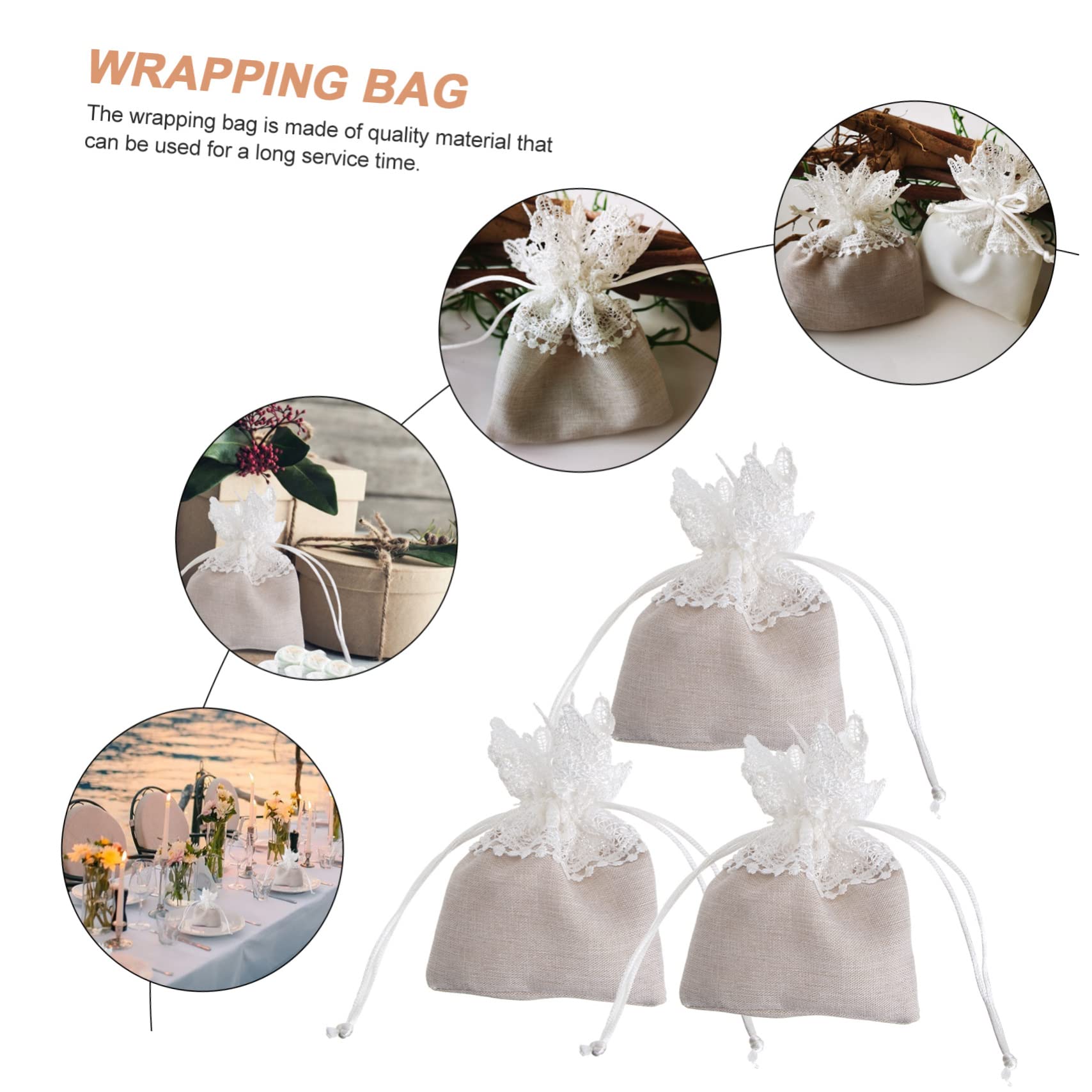 Healeved 18pezzi Borsa Per Caramelle Elegante Raso Sacchetto Per Matrimonio e Compleanni Perfetta Per Decorazioni Festive e Imballaggio Di Dolciumi
