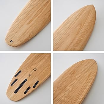 Amazon | nanazero WOOD SKIN サーフボード MID08 シングル