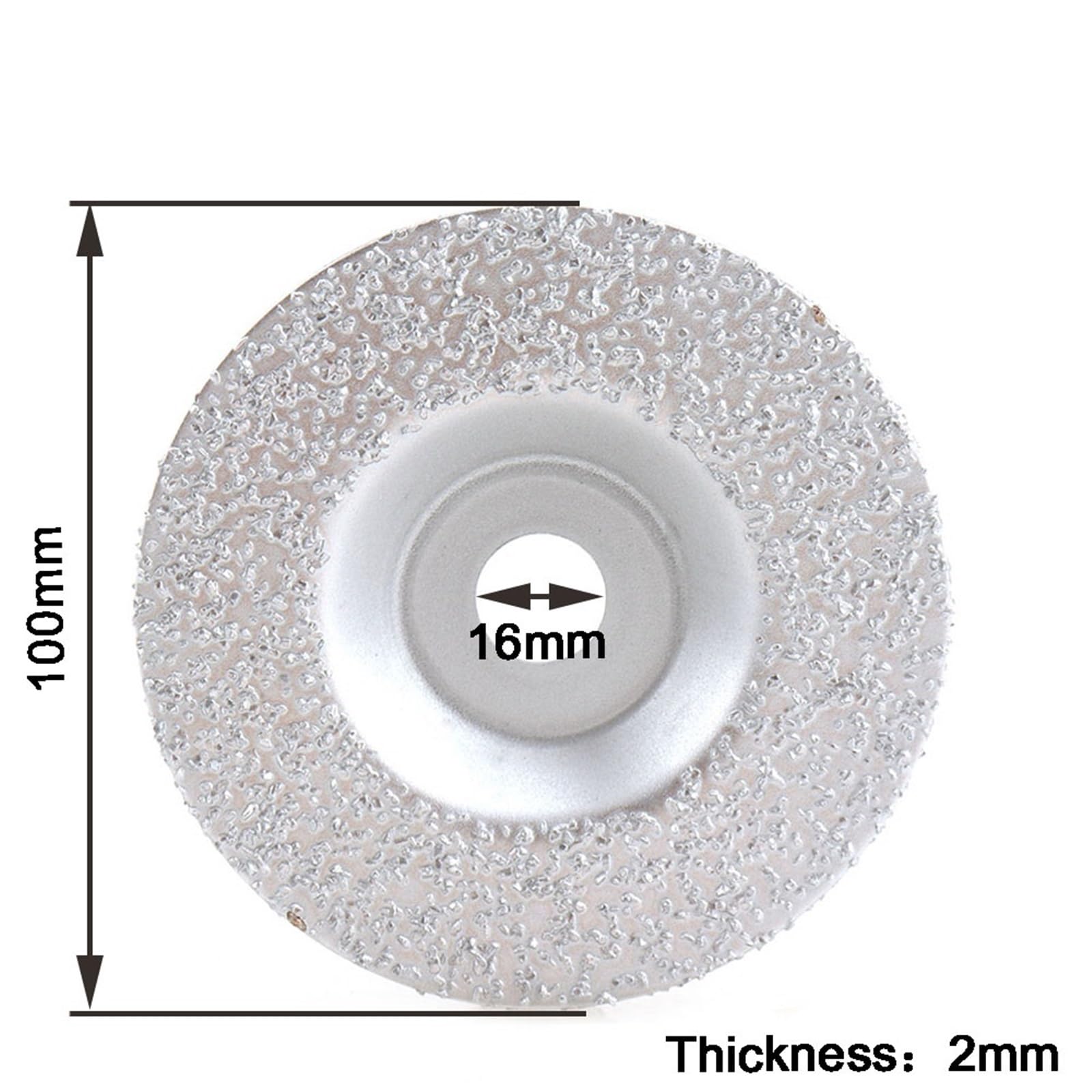 Diamentowa Tarcza Szlifierska, 1 Szt. 100 Mm - W Kształcie Miseczki Połączona Żywicą Do Kamienia Polerskiego, Opon I Gumy 4-calowe Narzędzie Ścierne(Medium grain)