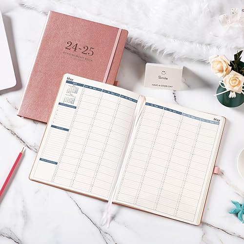 Miniatura 8 de Libro de citas 2024planificador 2024-2024, libro de citas semanales, enero 2024 a diciembre 2024, 8.4 x 11.1 pulgadas, agenda diariapor hora 2024