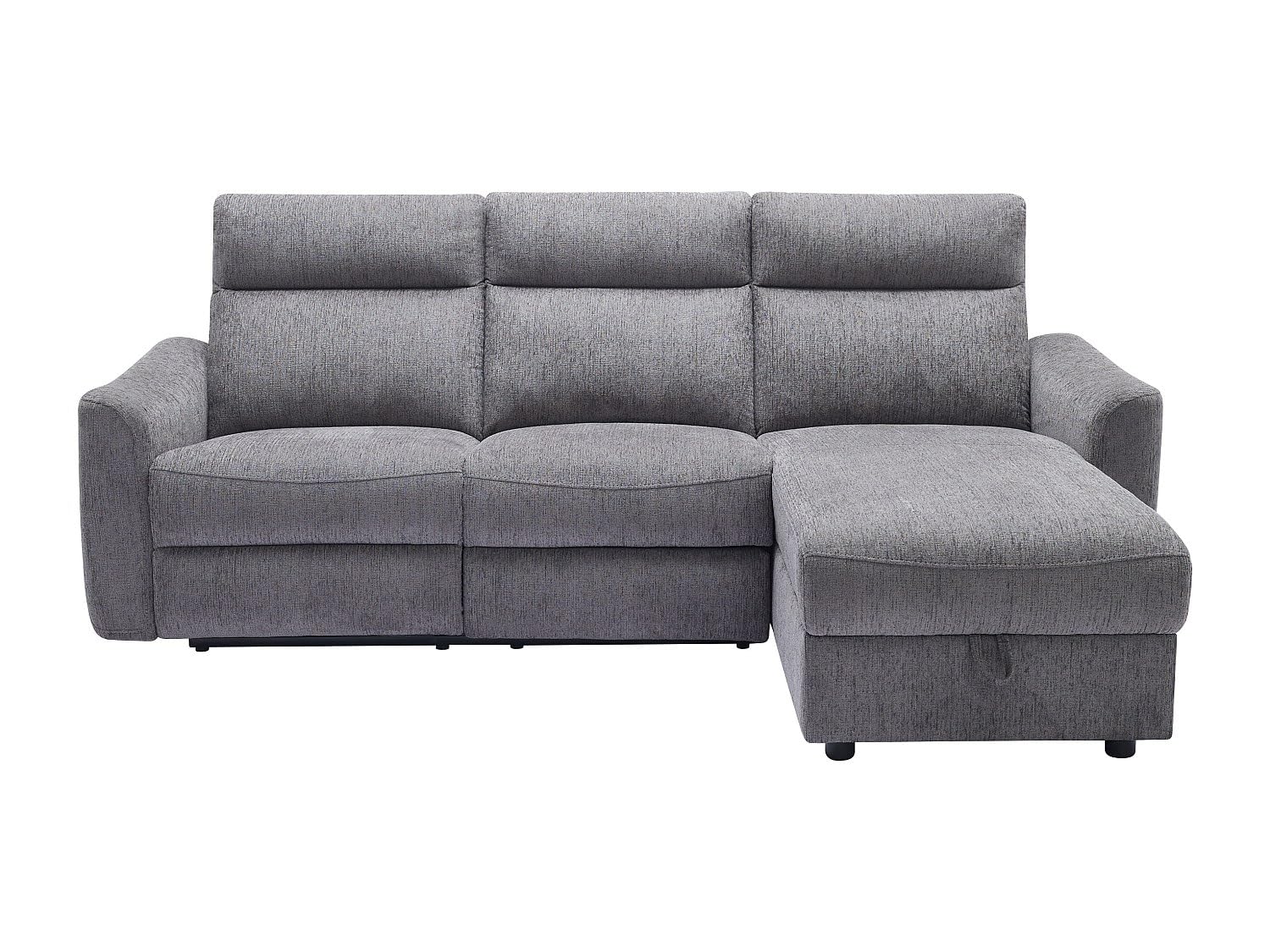 GINO salon d'angle DROITE convertible couchage appoint fonction lit