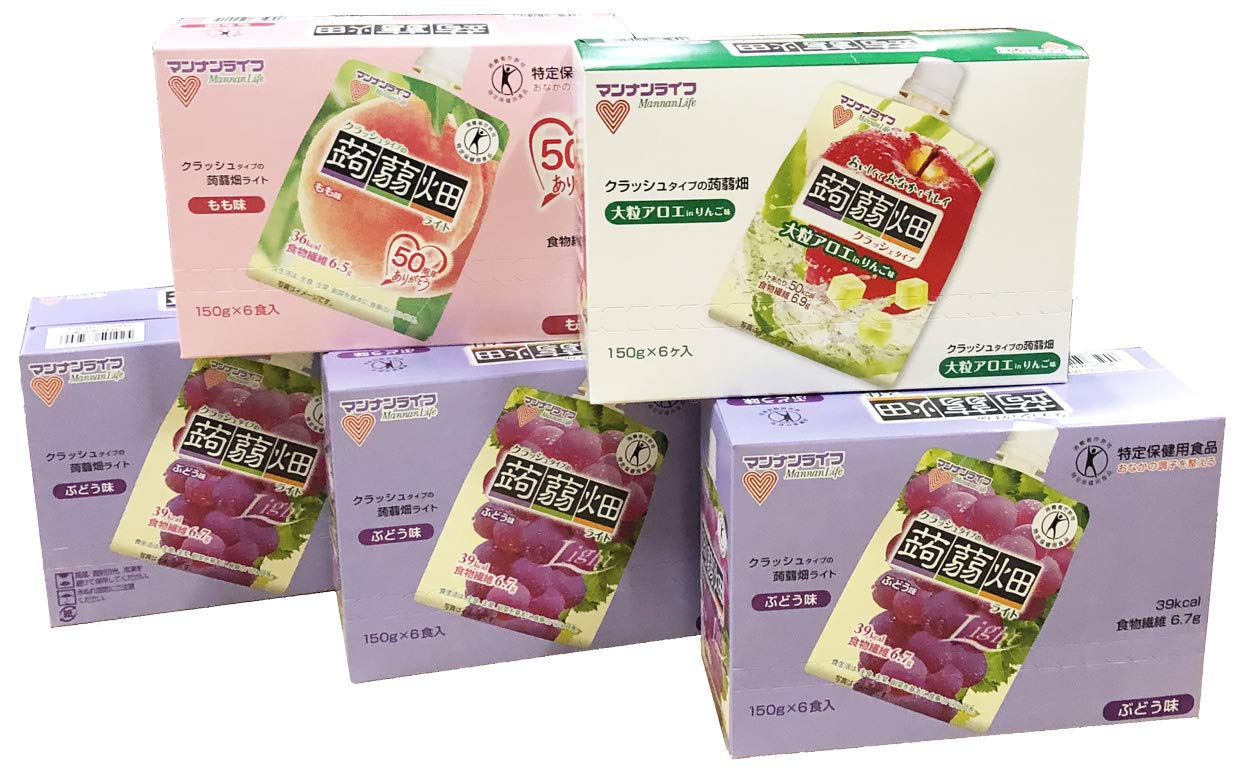 Amazon.co.jp: マンナンライフ クラッシュタイプの蒟蒻畑 アソート