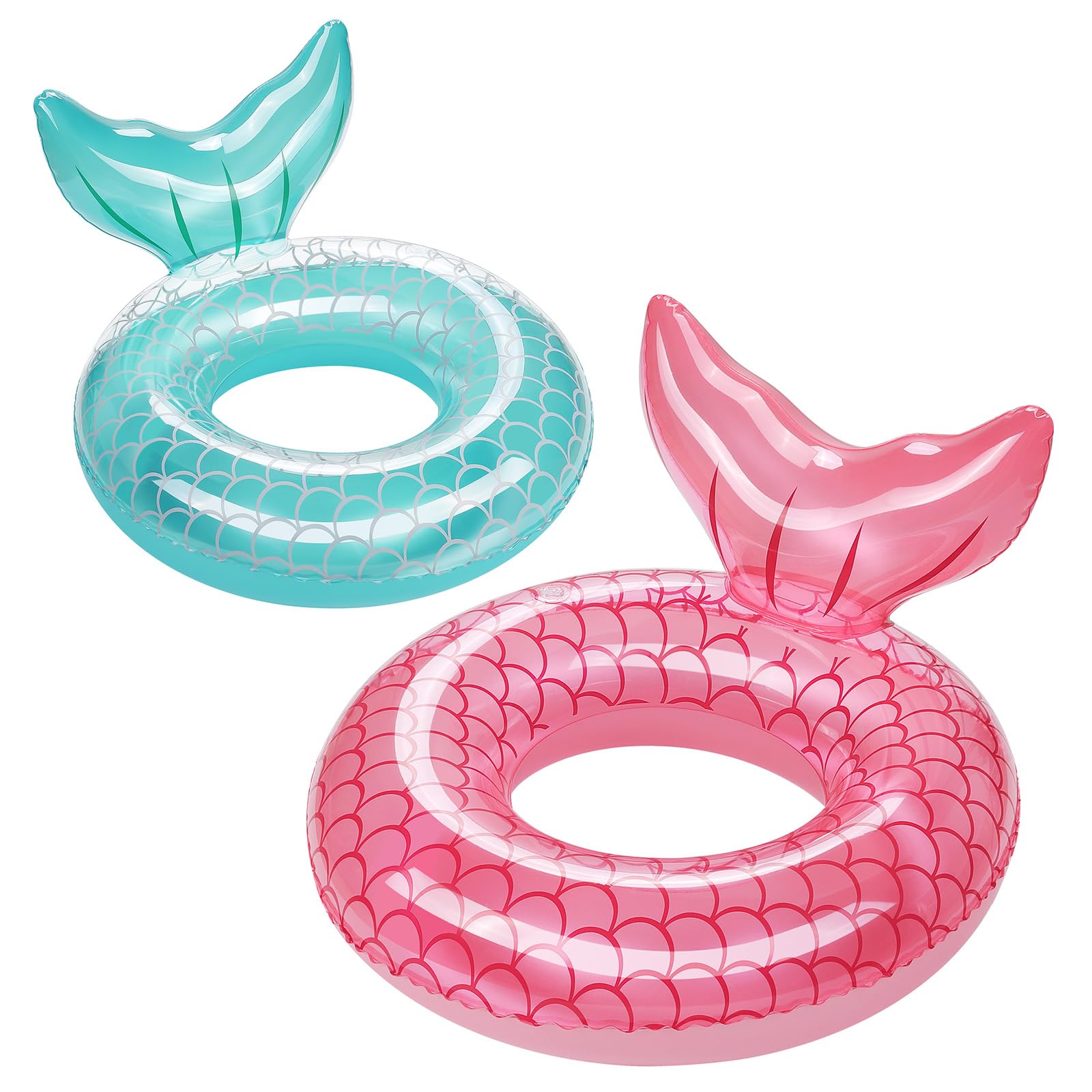 Inflatable Swim Ring, Summer Pool Beach Party Swimming Float Tube, Water Fun Swimming Pool Toys for Water Activities