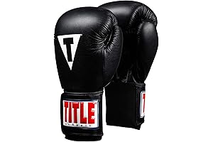 TITLE Classic Leather Elastic Training Gloves 2.0: Elevate Your Boxing Game
